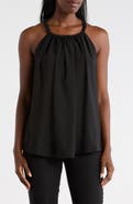 PATRIZIA LUCA Ruched Neck Tank