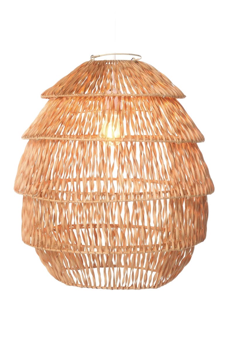 Radiance Organic Natural Rattan Hanging Ceiling, Main, color, Natural