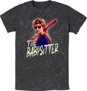Stranger Things Men's Stranger Things Steve The Babysitter Portrait Graphic T-Shirt