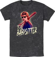 Stranger Things Men's Stranger Things Steve The Babysitter Portrait Graphic T-Shirt