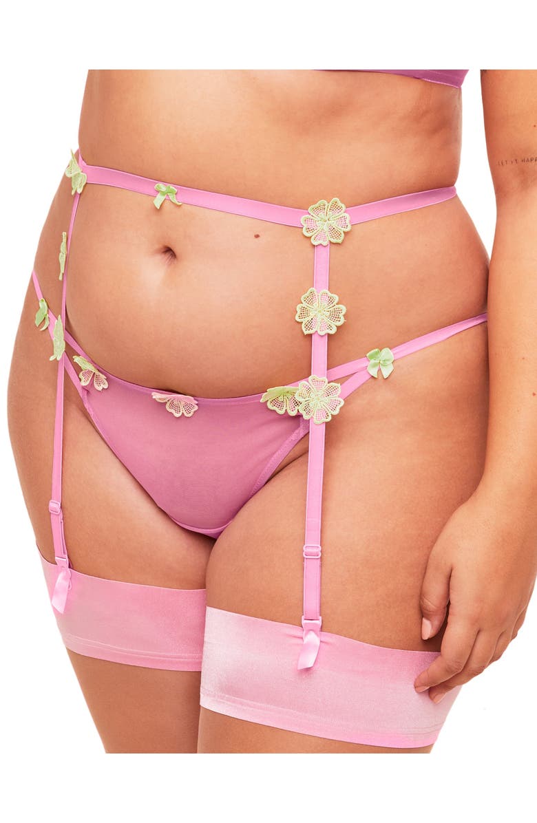 Adore Me Meadow Bikini Panties, Main, color, Medium Purple