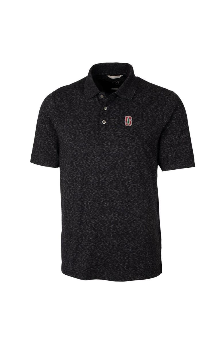 Cutter & Buck Men's Cutter & Buck Black Stanford Cardinal Big & Tall Advantage Space Dye Polo, Main, color, 