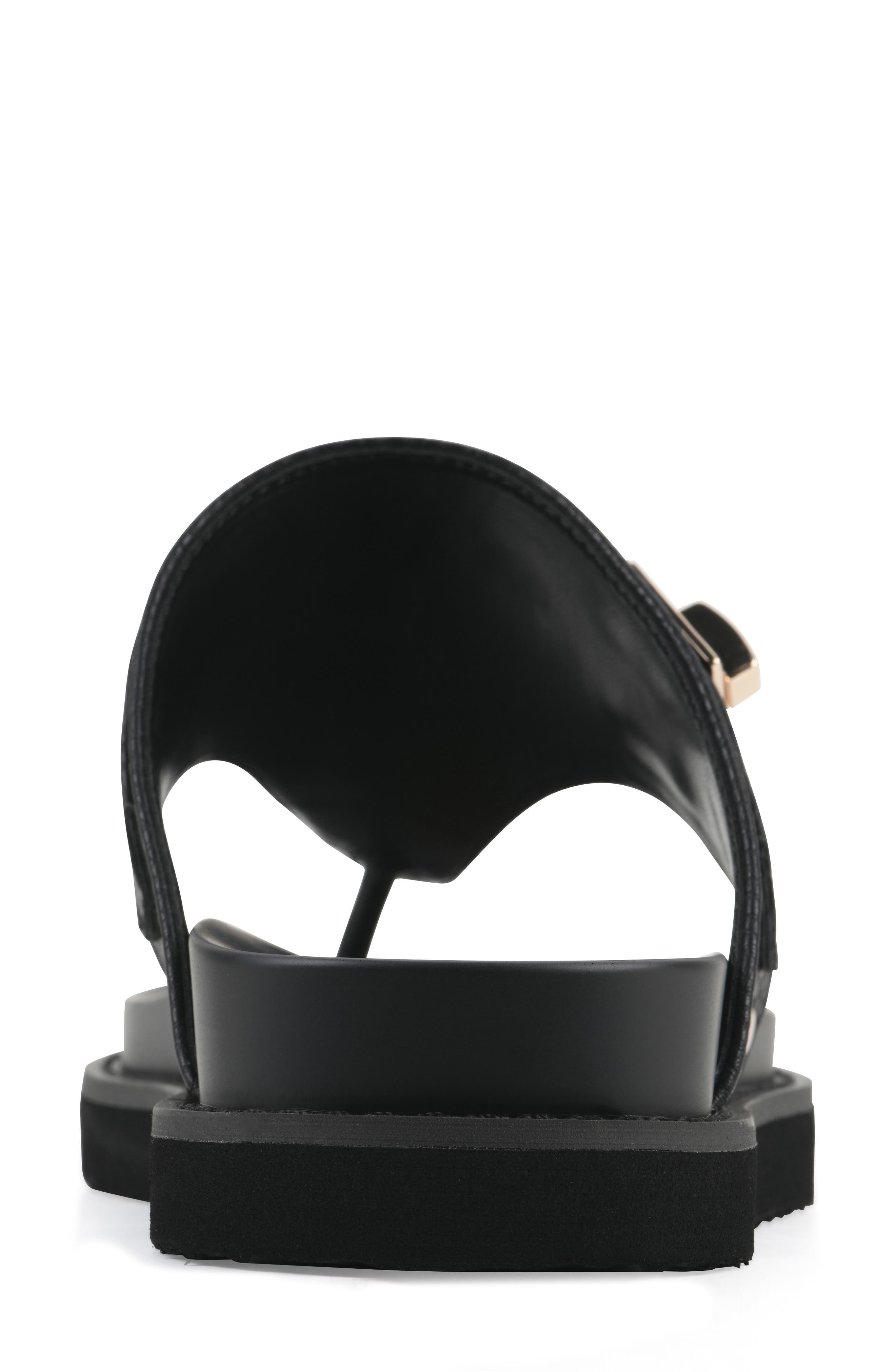 White Mountain Footwear Malabar Thong Sandal, Alternate, color, Black/ Smooth W/ Black Footbed