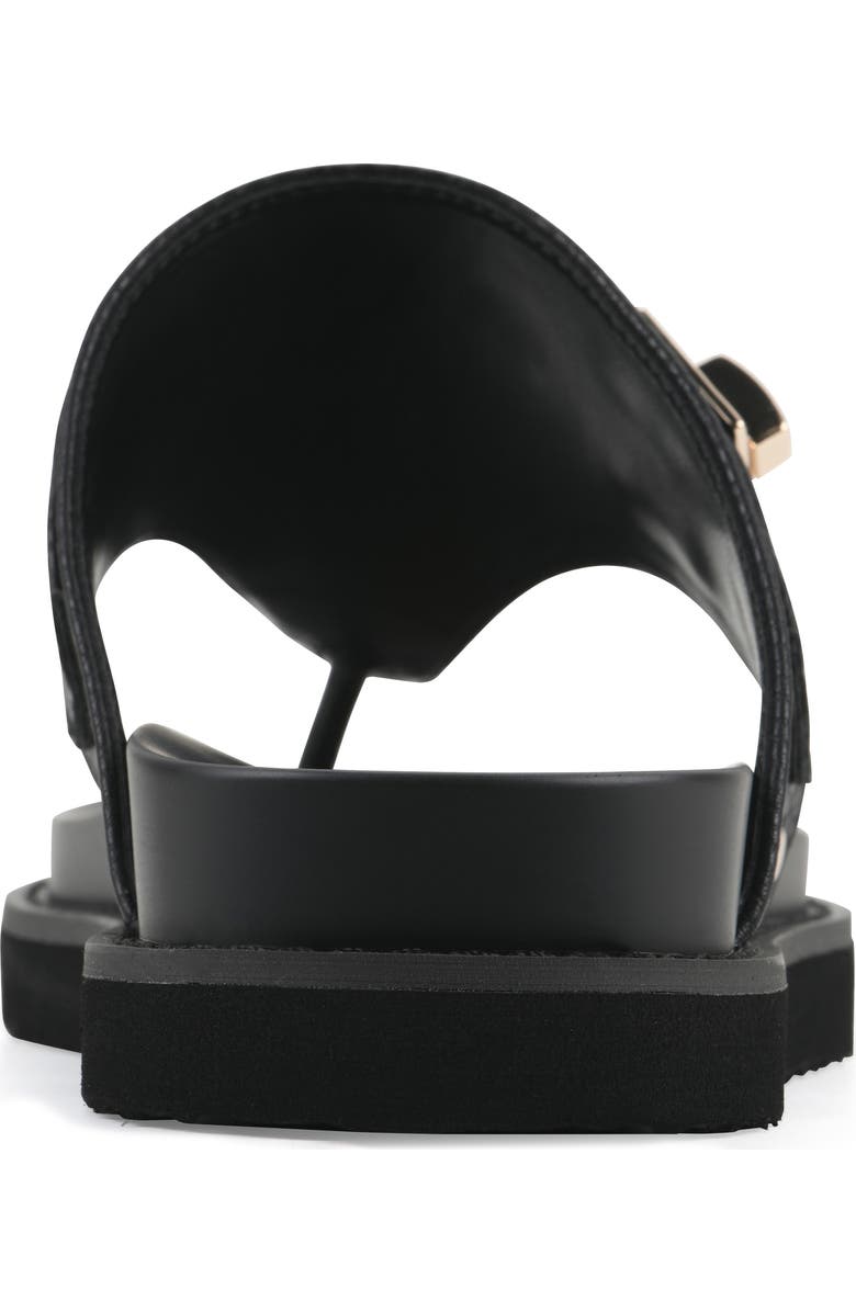 White Mountain Footwear Malabar Thong Sandal, Alternate, color, Black/ Smooth W/ Black Footbed