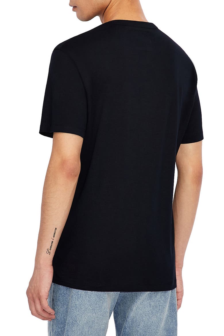 Icon Logo Cotton Graphic Tee, Alternate, color, NAVY