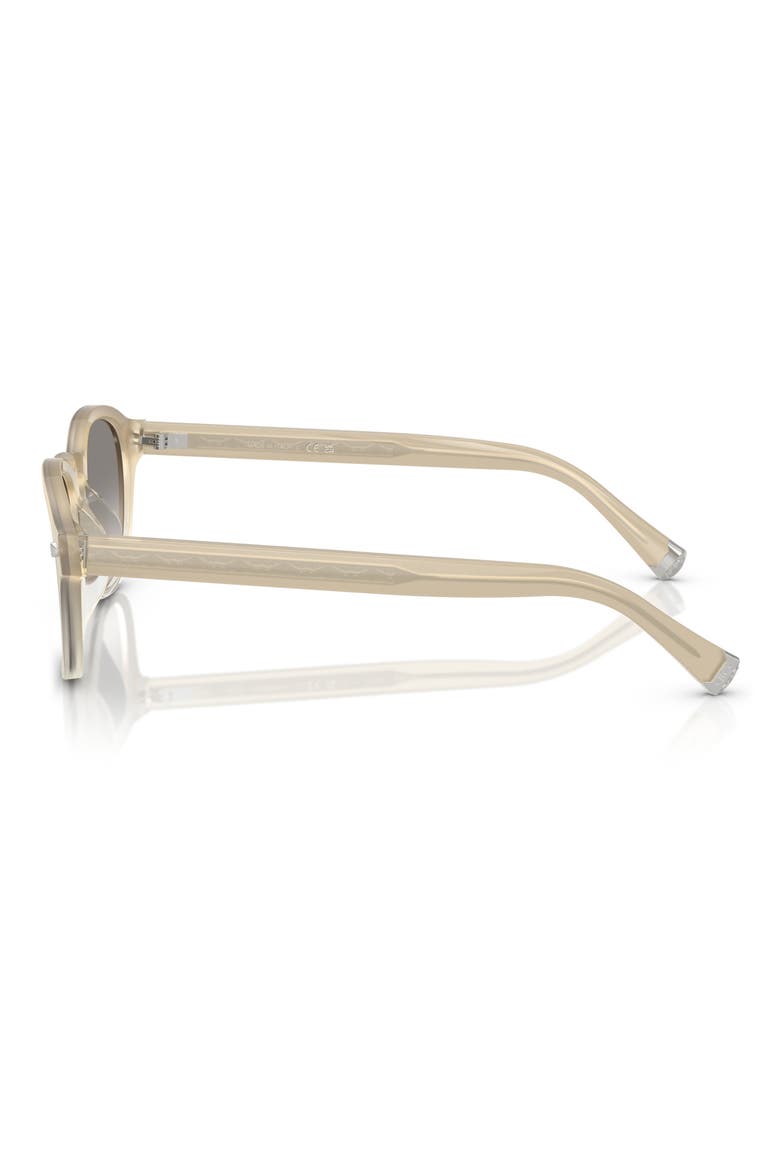 50mm Square Sunglasses, Alternate, color, WHITE/GREY/BEIGE