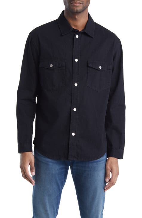 Denim Button-Up Shirt