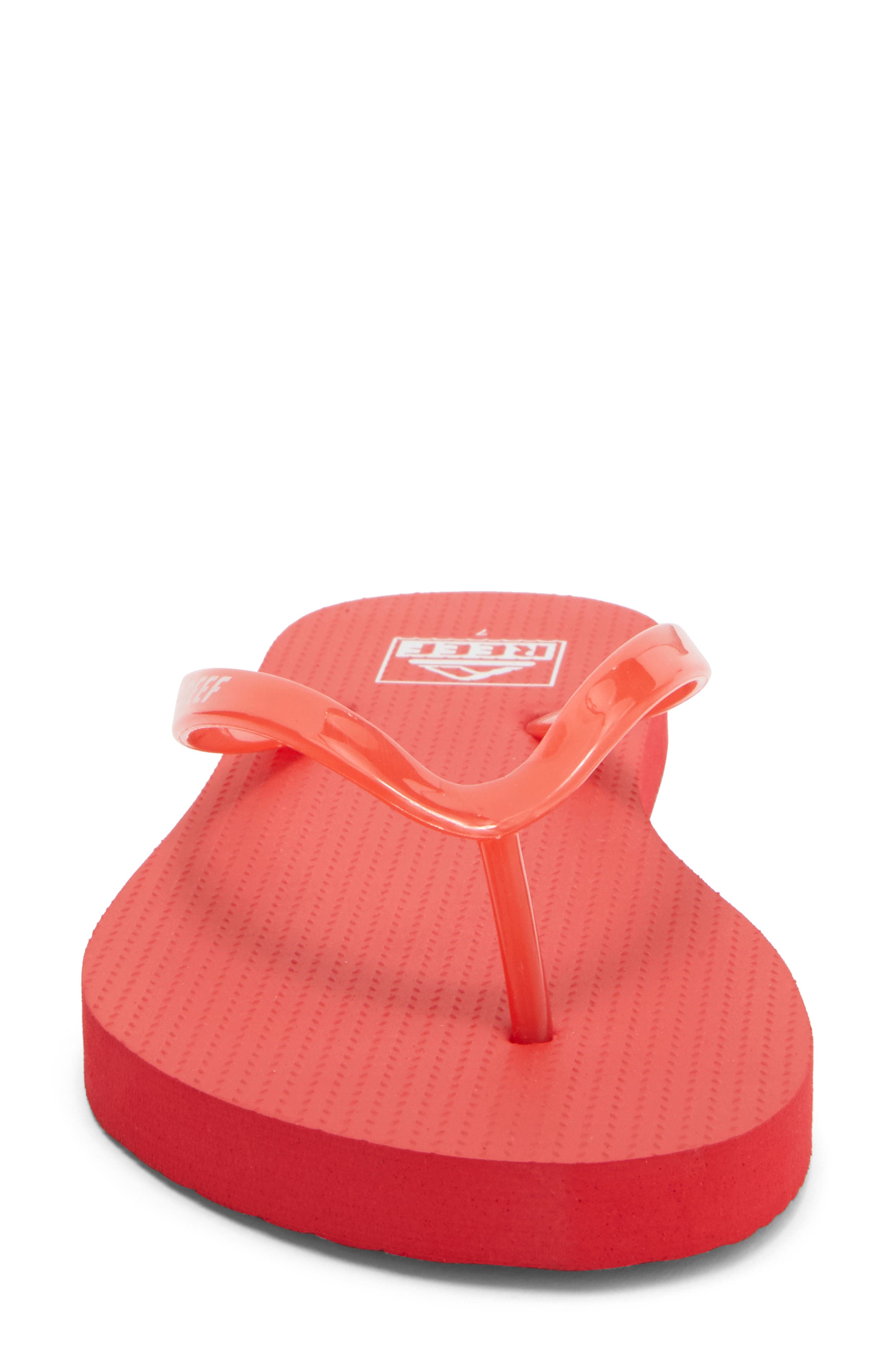 Seaside Jelly Strap Flip Flop, Alternate, color, HIBISCUS