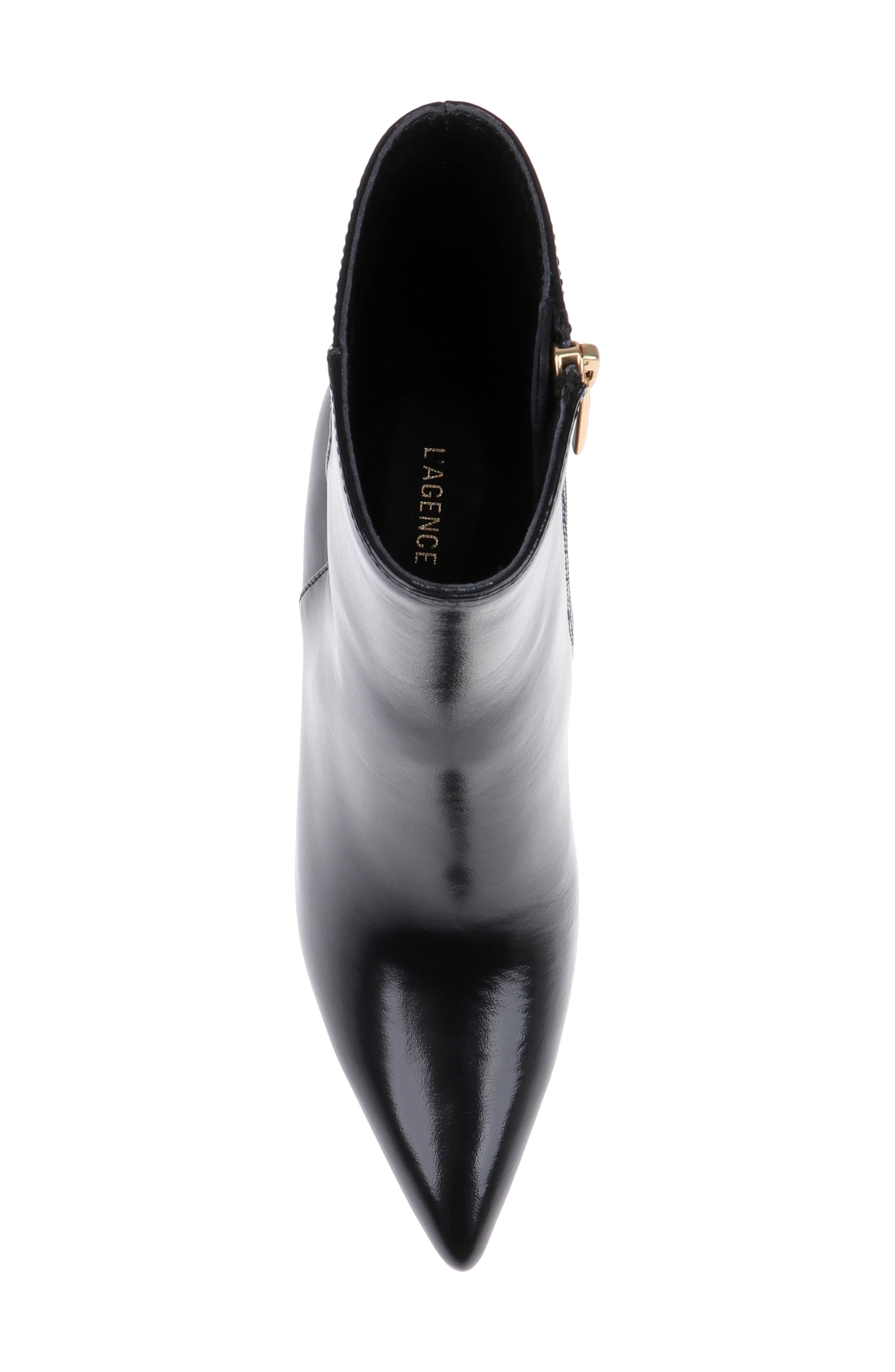 Houston II Leather Bootie, Alternate, color, BLACK LEATHER