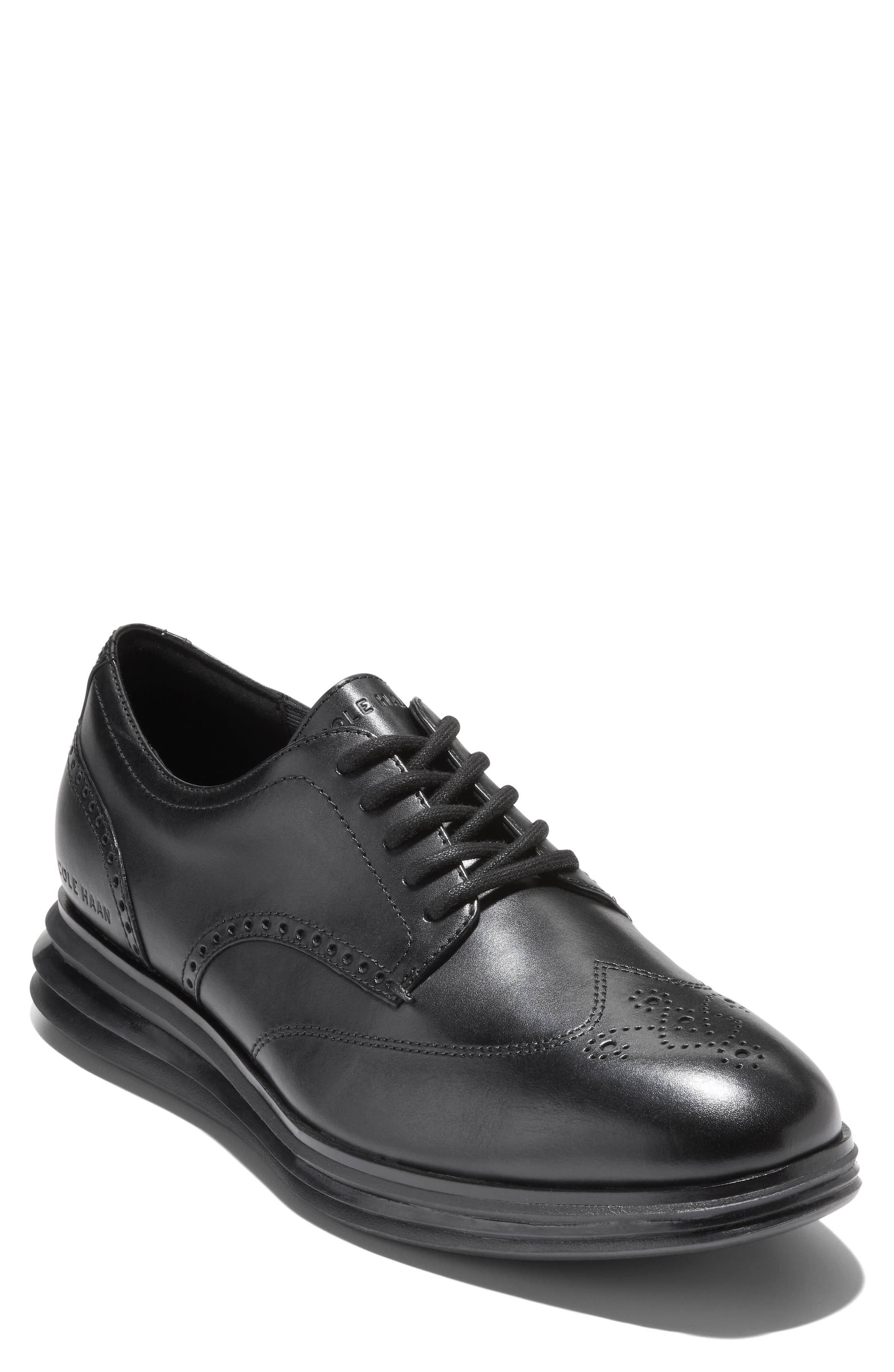 Cole Haan Original Grand Energy One Wing Oxford, Main, color, Black / Black / Black