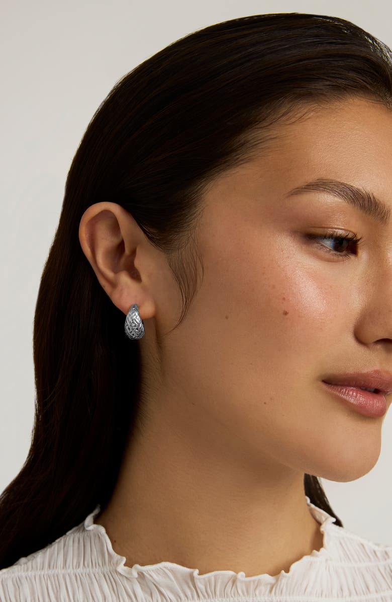 Dean Davidson Cinta Huggie Hoop Earrings, Alternate, color, Silver