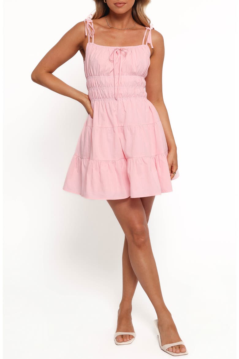 Tahlia Cotton Minidress, Main, color, PINK