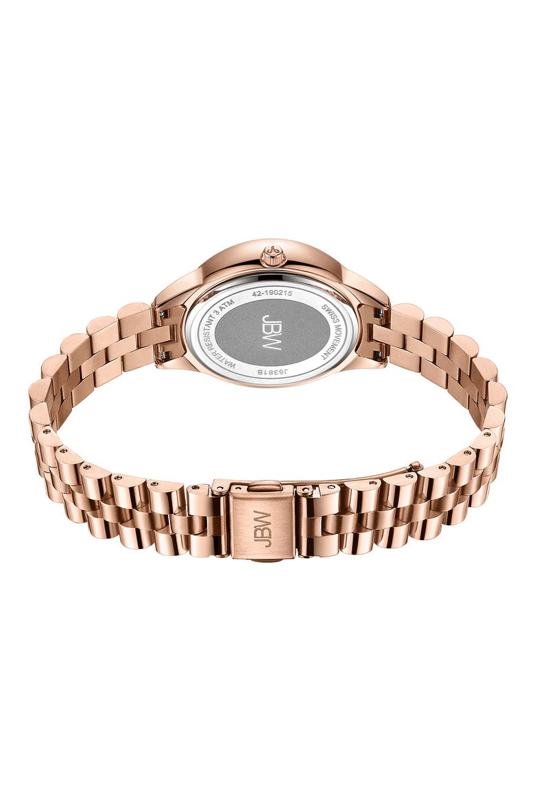 Women's Bellini Diamond Bracelet Watch, 30mm - 0.12 ctw, Alternate, color, ROSE GOLD