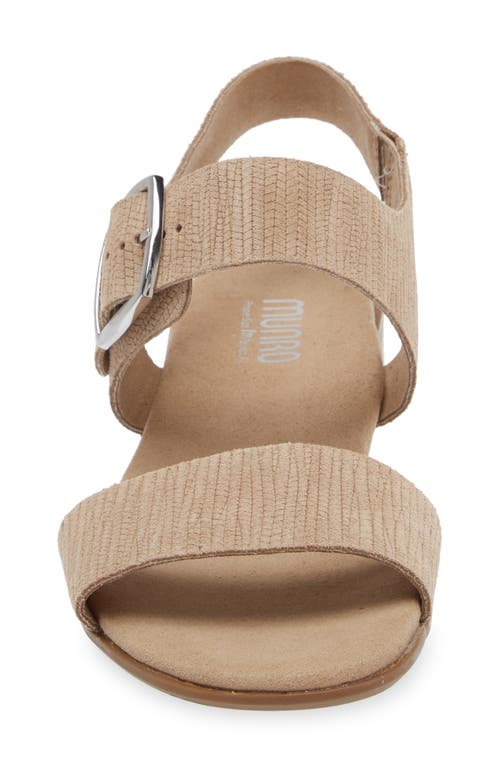 Munro Cleo Sandal In Cappuccino