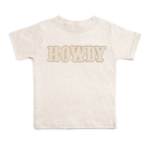 Howdy Patch Short Sleeve T-Shirt (Baby, Toddler & Little Kid)