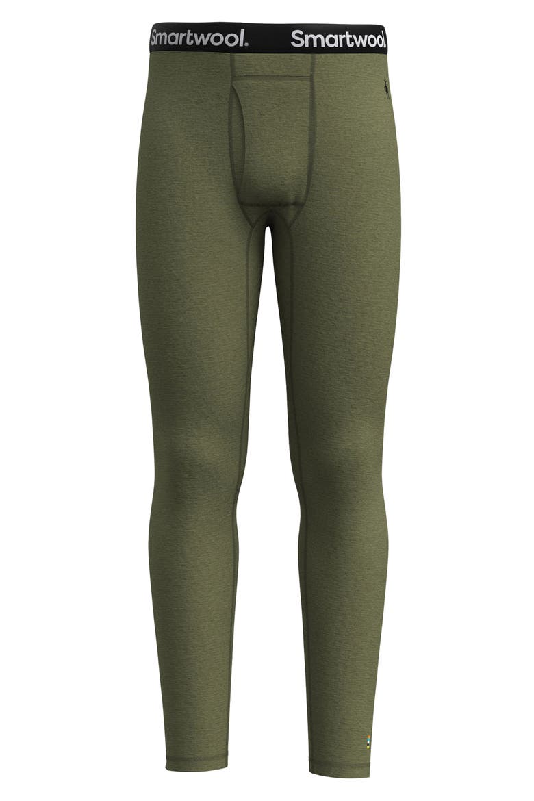 Classic Thermal Merino Wool Blend Base Layer Leggings, Alternate, color, WINTER MOSS HEATHER
