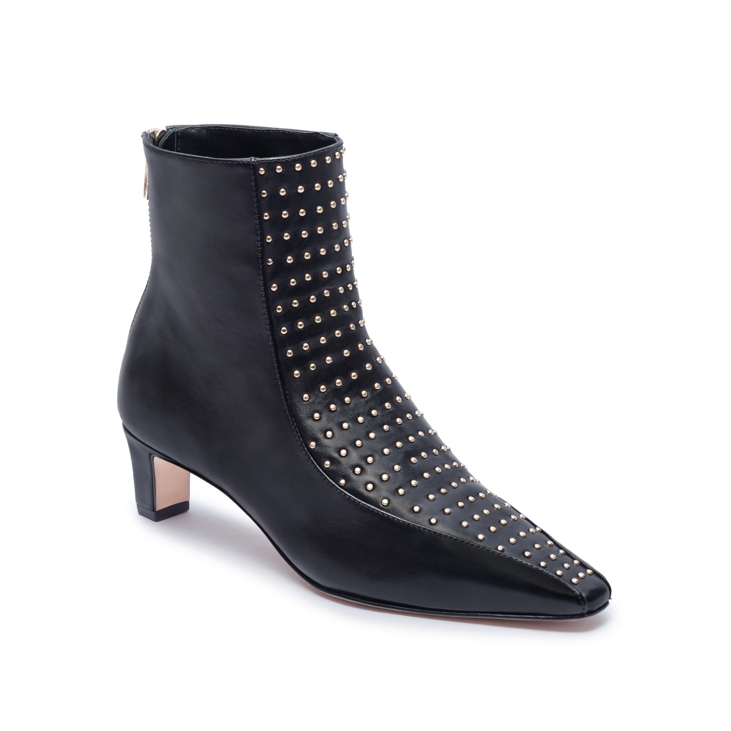 Bernardo Footwear Esme Studded Bootie, Alternate, color, Black