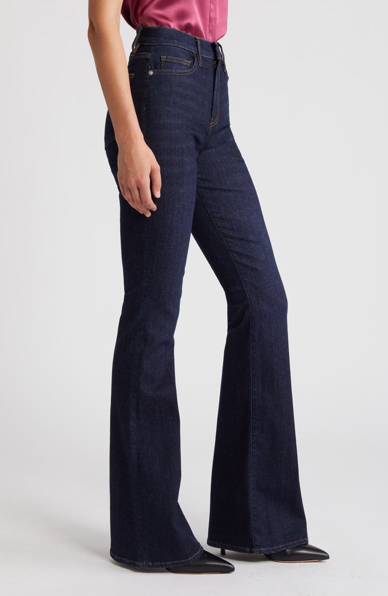 FRAME Le High Flare Jeans, Alternate, color, Fawcett