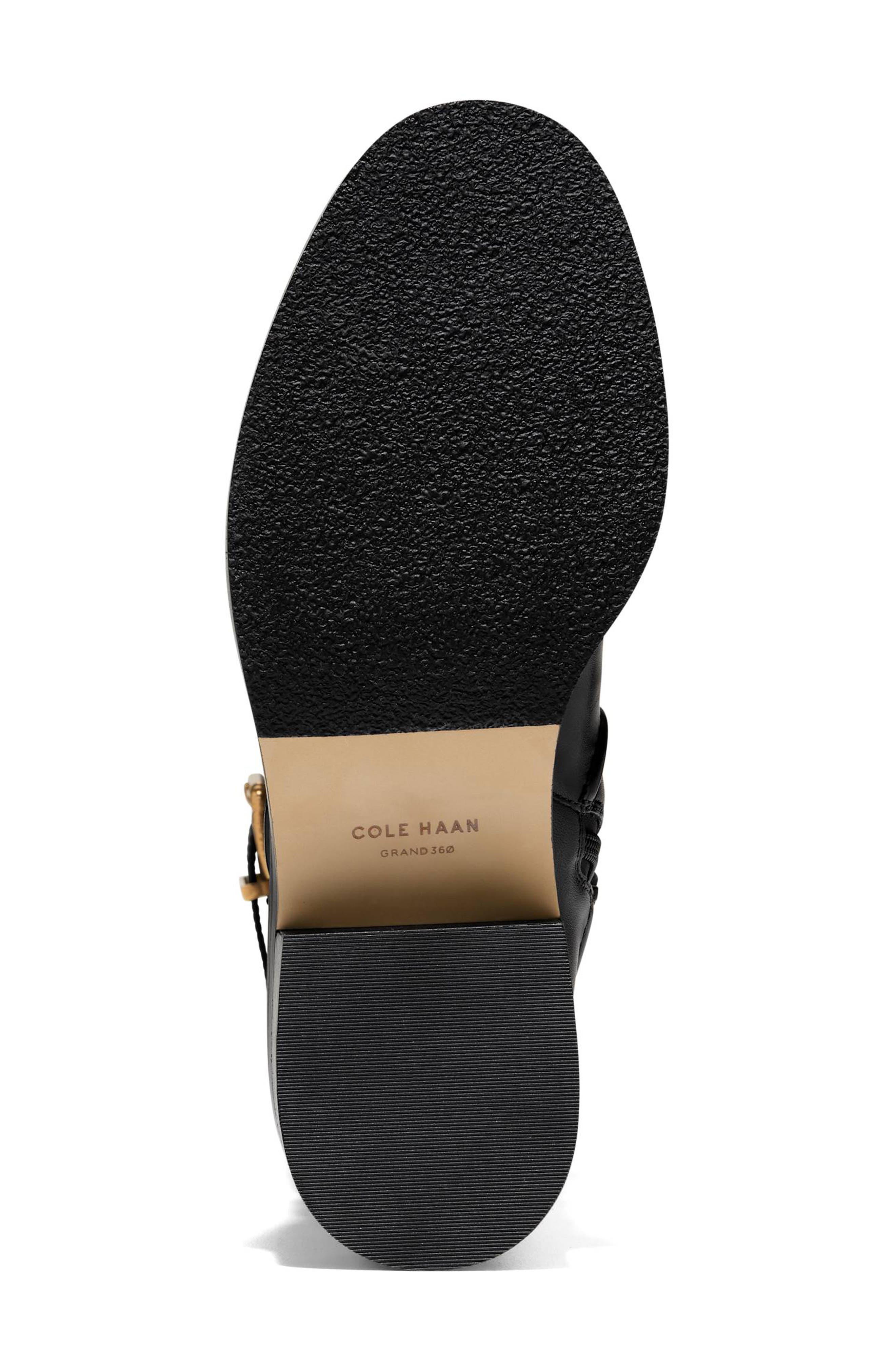 Cole Haan Silvana Tall Boot, Alternate, color, Black Leather