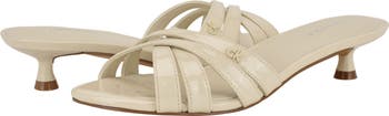Gabbie Kitten Heel Slide Sandal