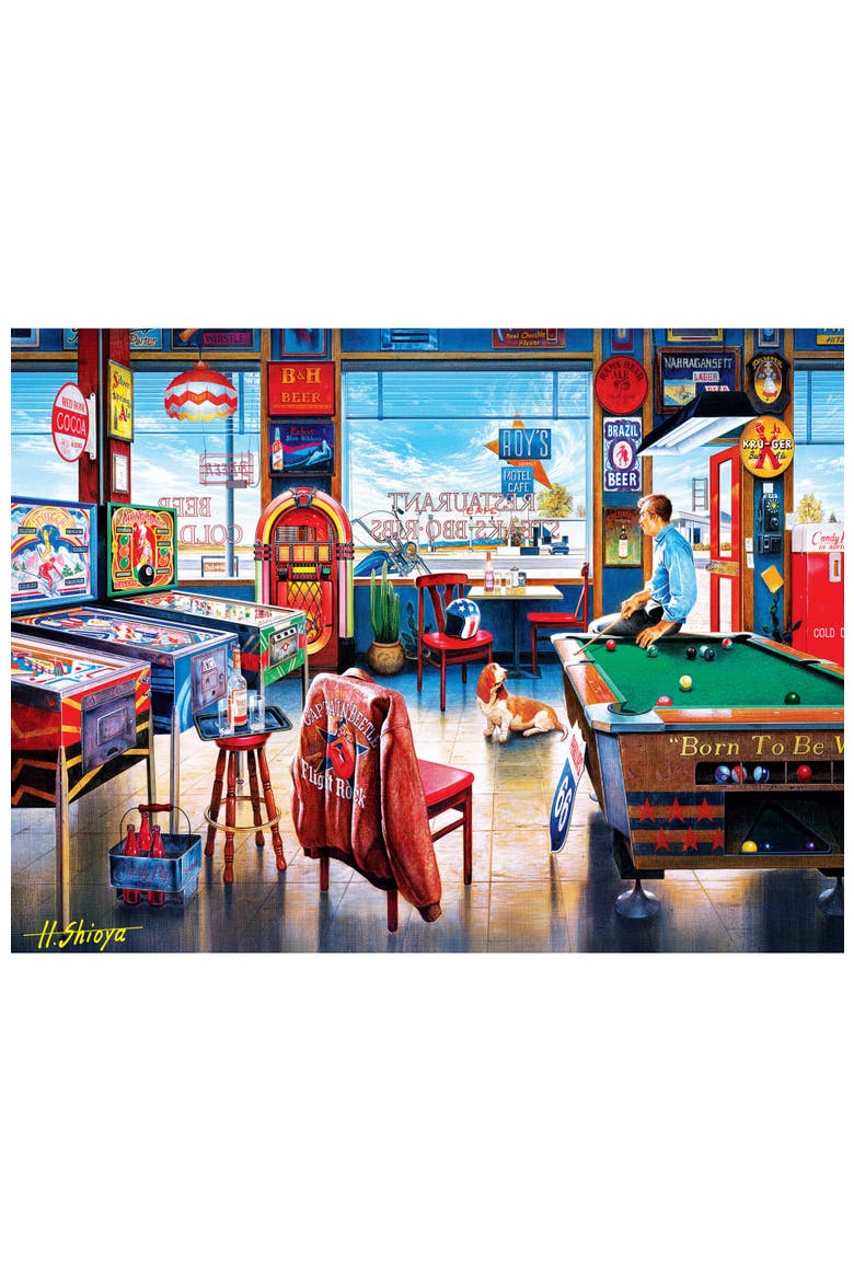 Pockets Pool & Pub 550 Piece Puzzle, Alternate, color, Multicolor