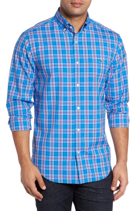 Tucker Chandler Pond Classic Fit Plaid Sport Shirt