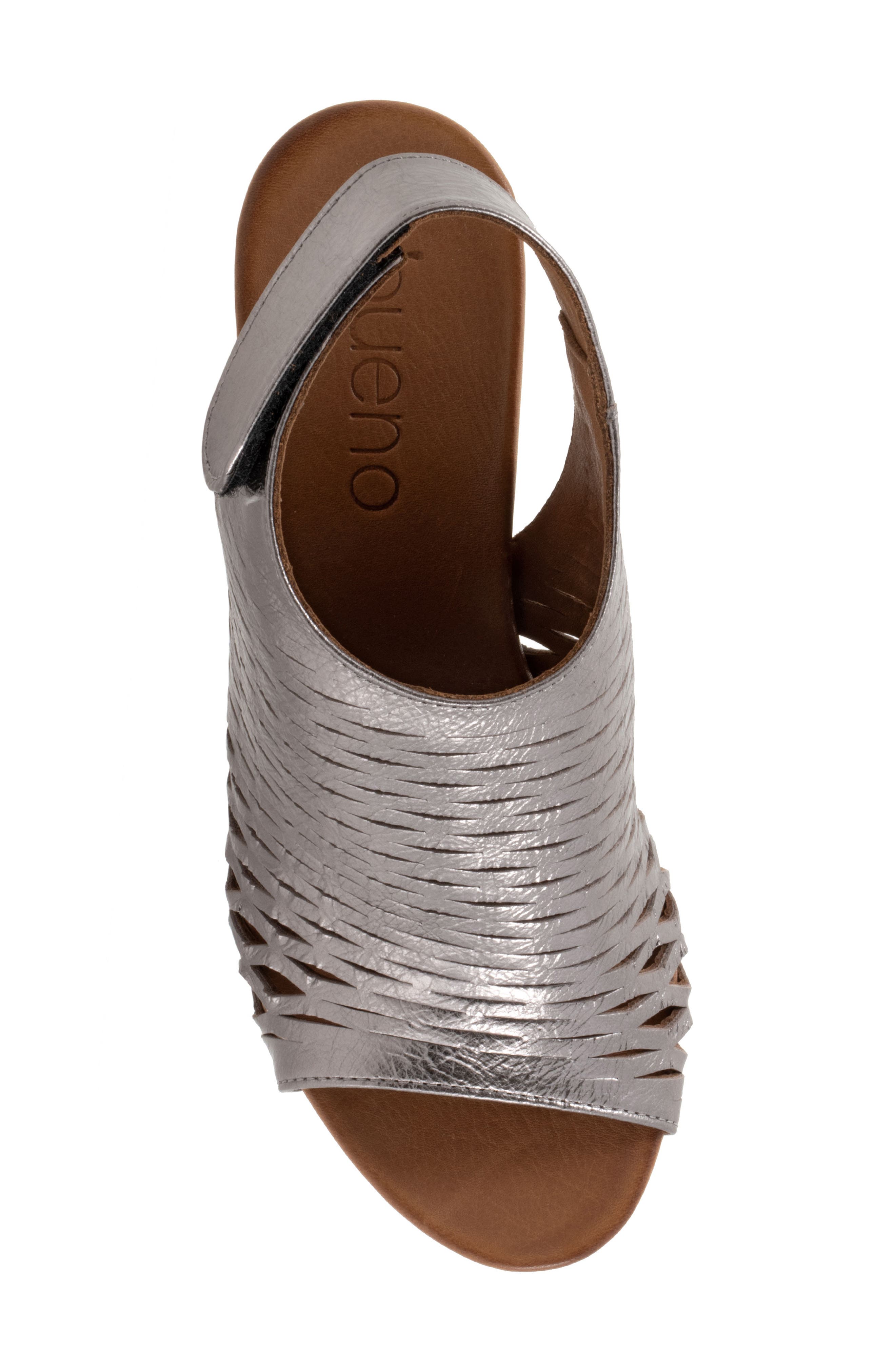 Bueno Lacey Slingback Sandal, Alternate, color, Pewter Metallic