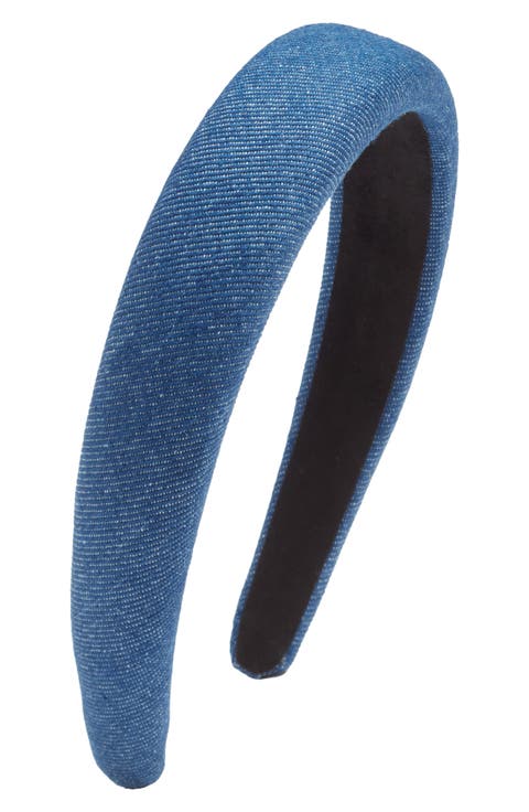 Padded Denim Headband