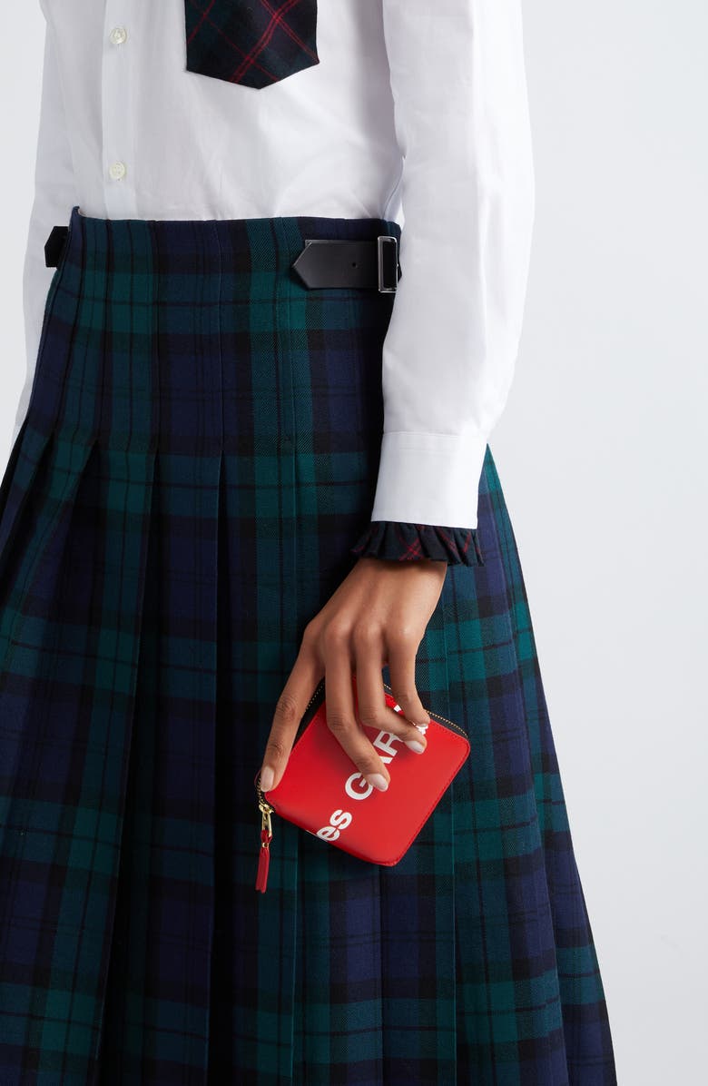 Huge Logo Zip Around Wallet