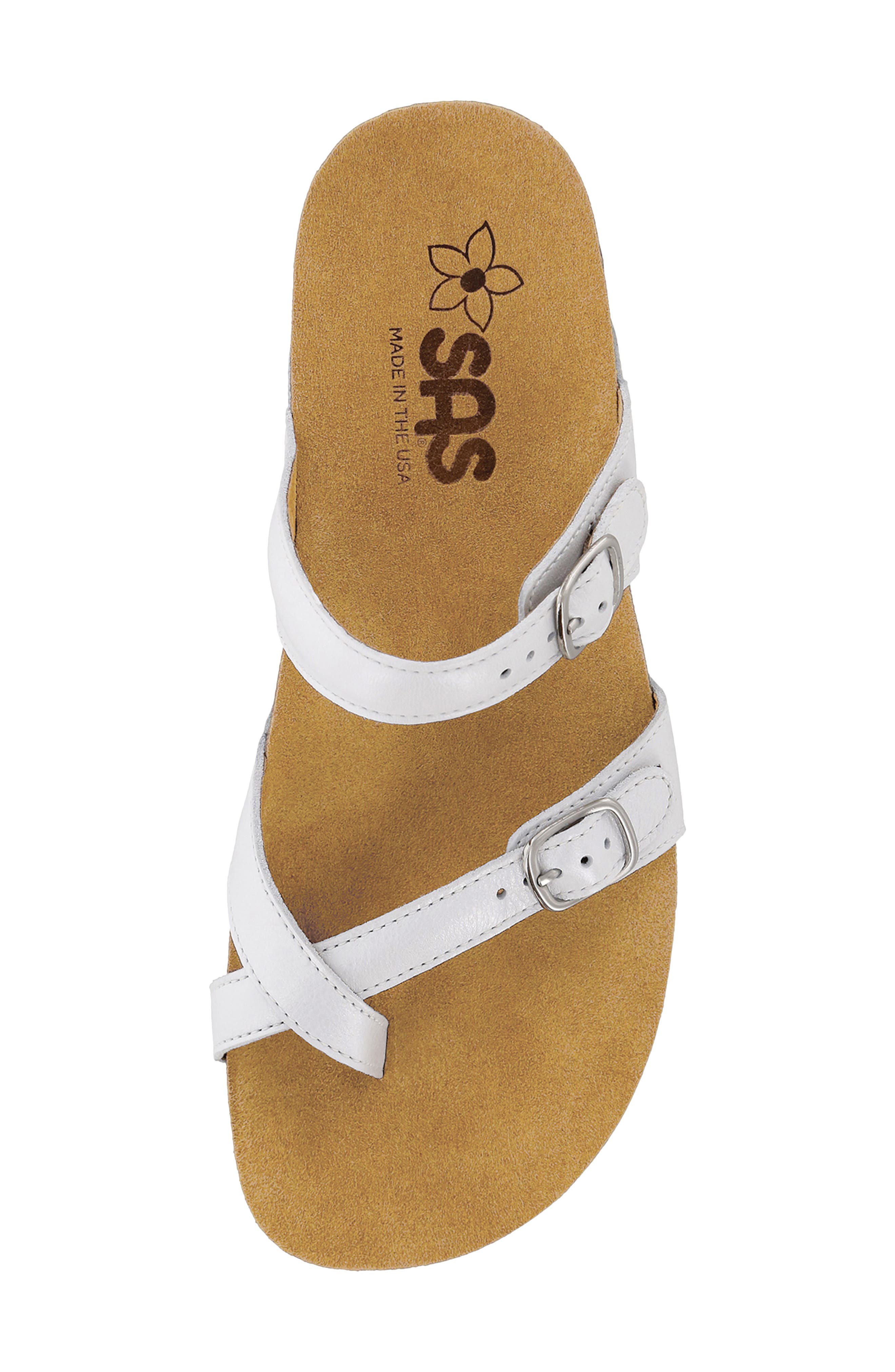Shelly Sandal, Alternate, color, PEARL WHITE