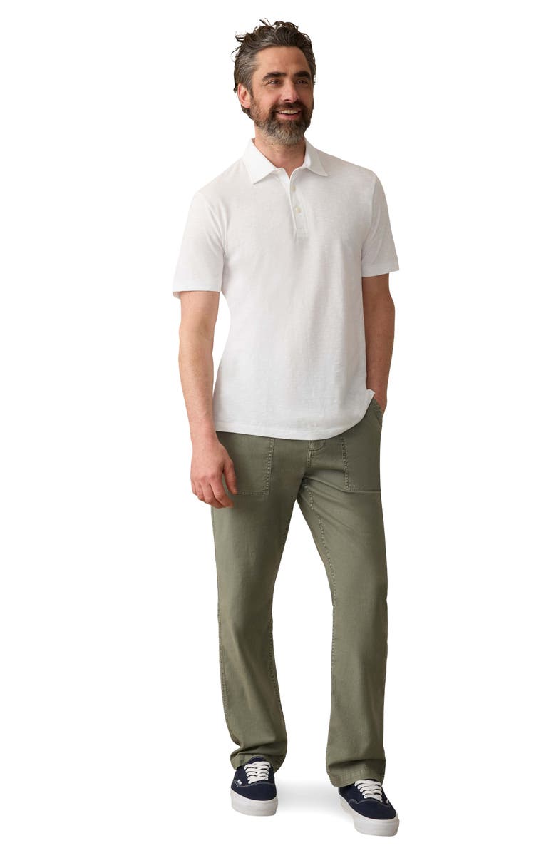 Faherty Sunwashed T-Shirt Polo, Alternate, color, 