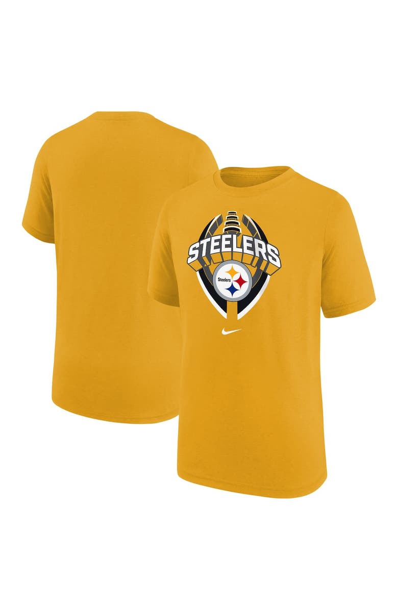 Nike Youth Nike Gold Pittsburgh Steelers Icon Legend T-Shirt, Alternate, color, 