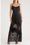 Silvana Lace Inset Silk Gown