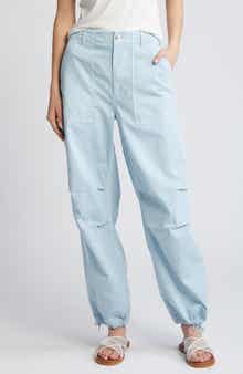 rag & bone Savannah High Waist Twill Utility Pants