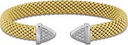 Julianna B. Cubic Zirconia Open Popcorn Bangle Bracelet