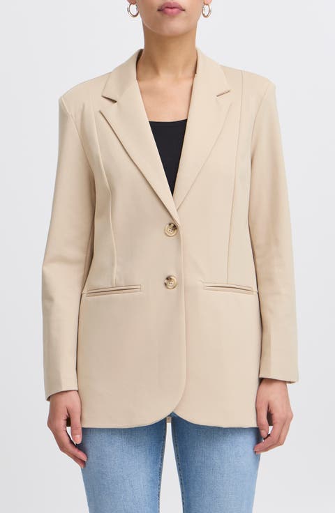 Oversize Notch Lapel Blazer