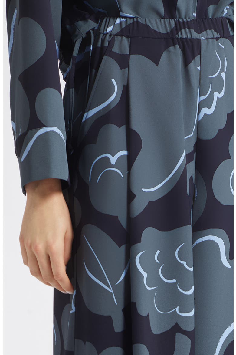 Polku Kukasta Kukkaan Wide Leg Pants, Alternate, color, GREY DARK BLUE LIGHT BLUE