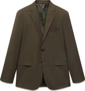 MANGO Slim Fit Suit Blazer