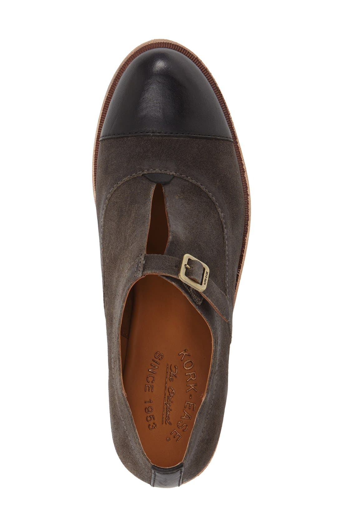 'Niseda' Oxford, Alternate, color, GREY LEATHER