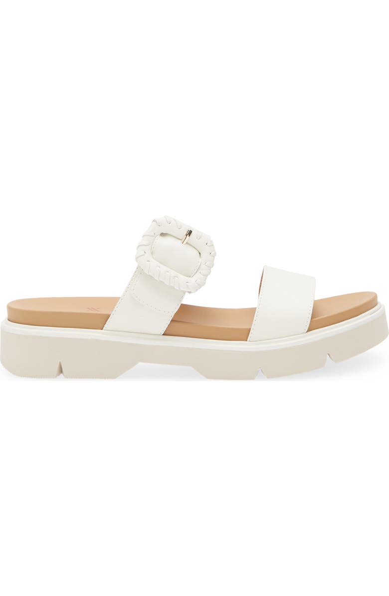 The FLEXX Atena Platform Slide Sandal, Alternate, color, White Nappa