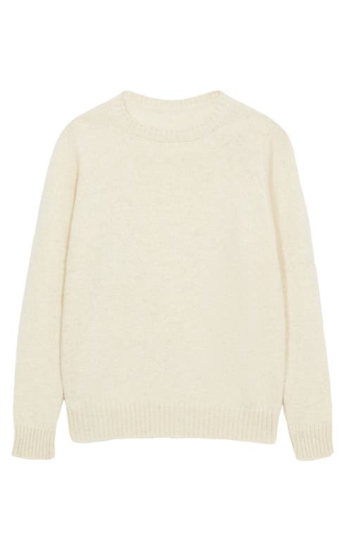 Fortela Marco Alpaca Round Neck Sweater In Neutral