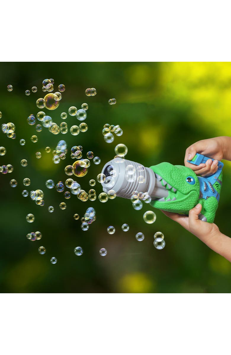 Kid Galaxy Nonstop Fun Motorized Lights & Sound Dinosaurs Bubble Blaster, Alternate, color, Multicolored