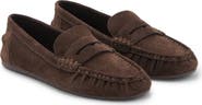 MANGO Suede Penny Loafer