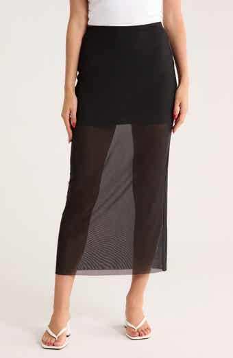 Leith Mesh Midi Skirt