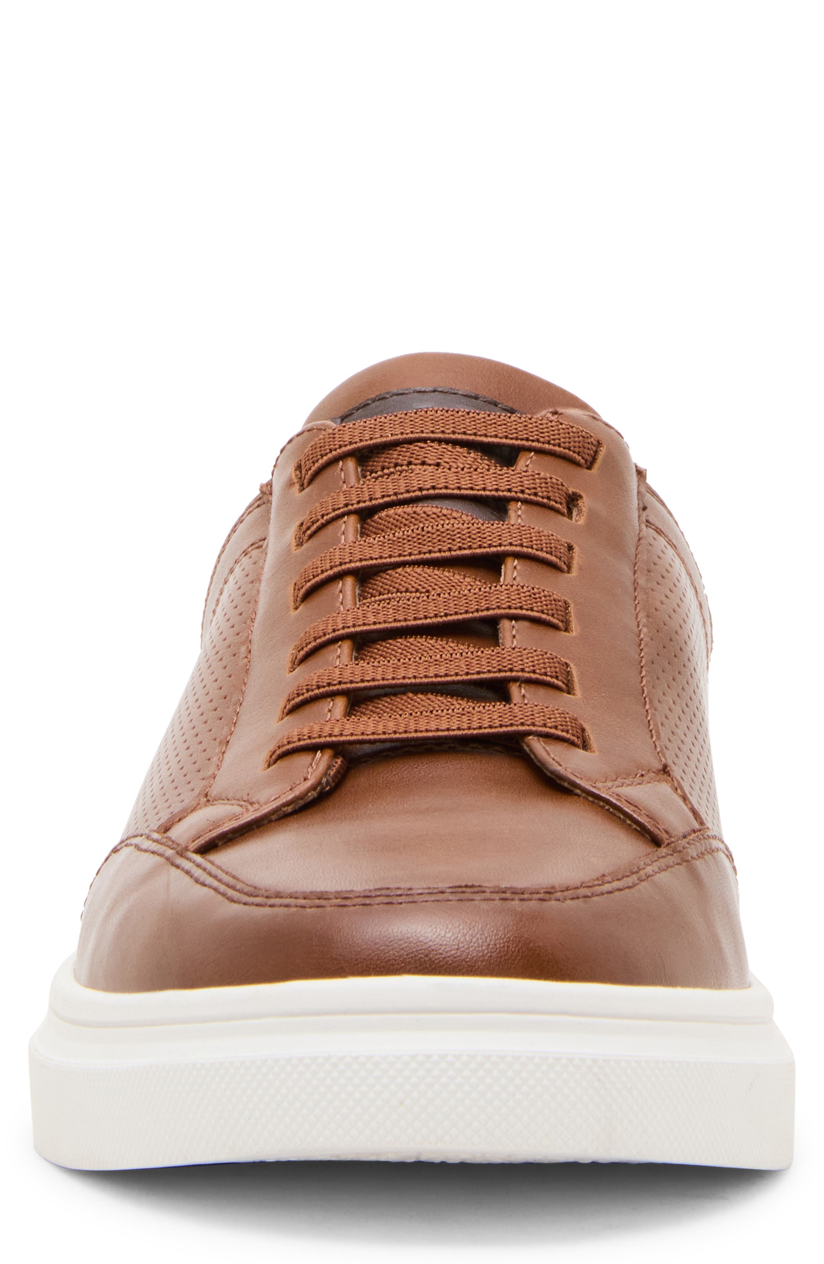 Mhazzard Faux Leather Sneaker, Alternate, color, TAN/ BROWN