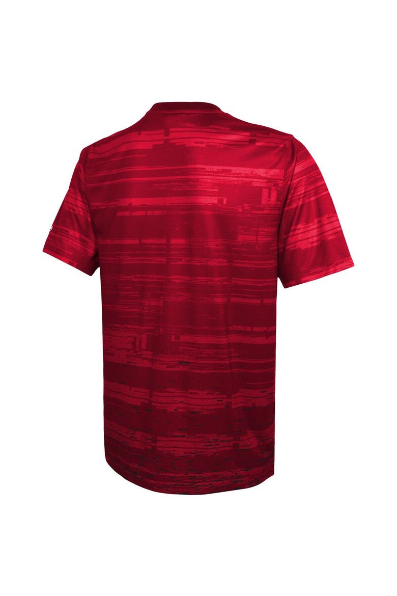 Men's New Era Red Atlanta Falcons Combine Authentic Sweep T-Shirt, Alternate, color, Red