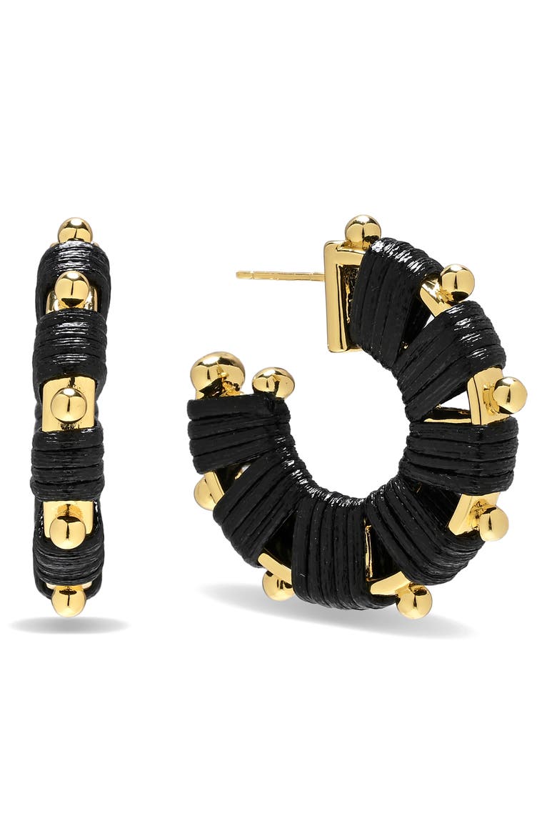 Ariella Hoop Earrings, Main, color, GOLD