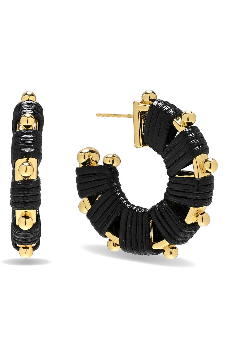 EYE CANDY LOS ANGELES Ariella Hoop Earrings, Main, color, Gold