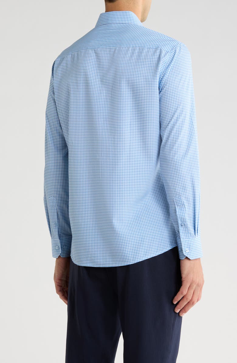 TOM BAINE Performance Stretch Winkle Free Button-Up Shirt, Alternate, color, Blue