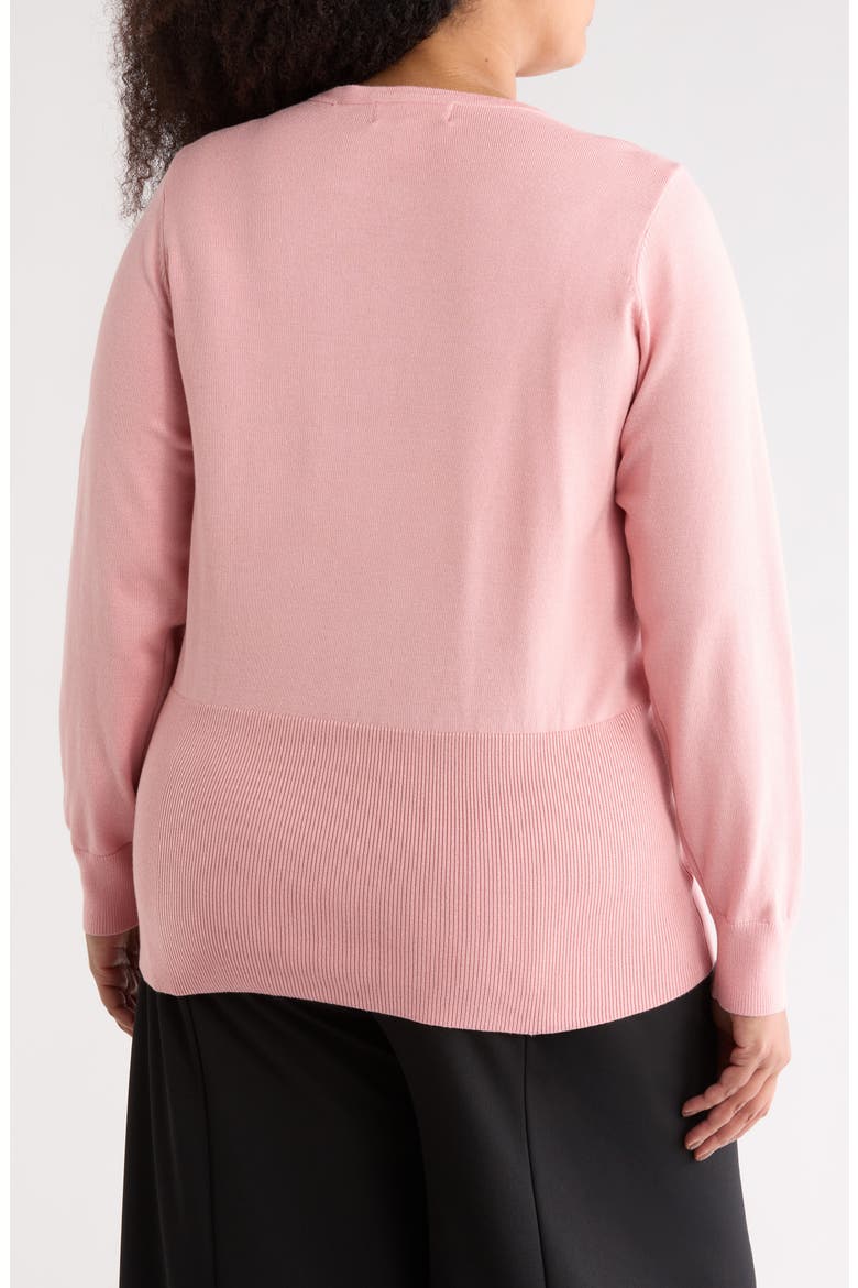 Samantha Cardigan, Alternate, color, BRIDAL ROSE